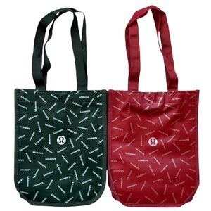 Set of 2 Lululemon Small Holiday Shopping Bags - Used Once